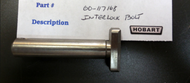 Hobart Buffalo Chopper 8186-84186 00-117168 Interlock Bolt